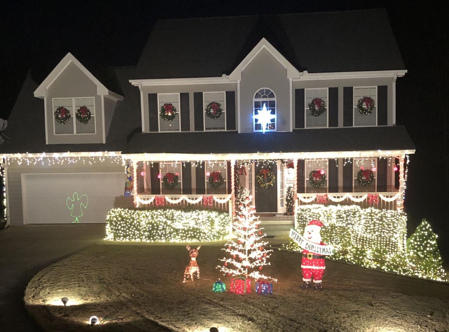 Christmas lights in Commerce